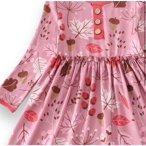 NWT perfect with all the  gorgeous colors. Girls Acorn dress.  Boutique.